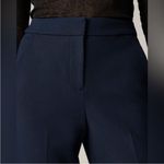 J.Crew Carreman Pants Designed In France Navy Blue Sz 4 Tall NWT Tailored Fit Photo 1