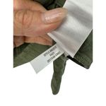 Madewell  Ruffle-Collar Button-Up Shirt in Syril Plaid Women 2 Olive Green Cotton Photo 8