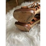 Michael Kors  Sofia Platform Womens Suede Platforms size 6 brown 4 inch heels Photo 2