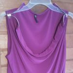 Bleeker and McDougal Cowl Neck Blouse Purple Size M Photo 6
