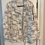 Mud Pie  Women's Gray Camouflage Utility Jacket Photo 0