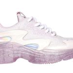 Skechers NWT   Street-Prismatic  Glitter Shiny Sneakers Lilac SZ-6 Photo 2