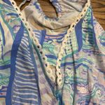 Lilly Pulitzer Women Size Small Gianni Romper Light Lilac Aboat Time Sailboat Photo 3