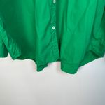 Wilfred Free Women's Green Cotton Long Sleeve Button Down Shirt Top Size 2XL Photo 4