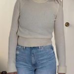 Abercrombie & Fitch  Women's Cream and White Jumper Photo 0