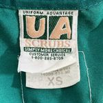 Uniform Advantage  UA Scrubs Solid Green Scrub Top Shirt Size XS Photo 4