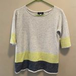 Forte Cashmere colorblock sweater Gray Photo 0