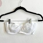 Dobreva White Lace Strapless Bra Bandeau Bridal Lingerie Y2K Coquette 36B Size undefined Photo 0