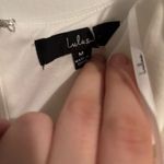 Lulus NWT  Always Turning Heads White Bustier Tulip Midi Dress Size Medium Photo 6