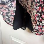 ZARA Basic Fully Lined All Over Floral Shirred A-Line Dress Size Medium Photo 7