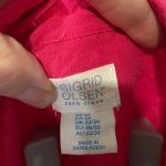 Sigrid Olsen  bright pink 100% Linen‎ Button Down Shirt Size 2X Photo 2
