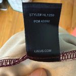 Lulus Burgundy Lace Slip Dress - Built-in Bra, Size S Photo 10