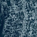 Michael Kors  Studded Logo Snakeskin Animal Print T-shirt Size Medium Photo 2