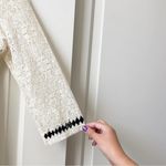 EXPRESS  Lace Dress Black Aztec Southwestern Embroidery 3/4 Sleeve Photo 3