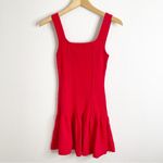 Lulus Playful Attitude Red Sleeveless Seamed Drop Photo 1