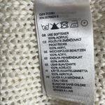 H&M NEW  Cream Yellow Open Cardigan Sweater 3/4 Wide Sleeves Large Photo 5