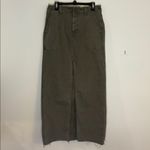 Favorite Daughter Sadie Utility Skirt Size 30 Maxi Slit Olive Green Gray Photo 9
