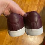 Converse BNWOT Maroon  Leather sneakers Photo 2