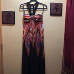 Bisou Bisou Halter Tribal Dress Size 8 Photo 1