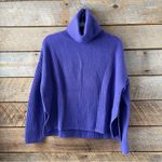 Banana Republic Italian Wool Cashmere Blend Ribbed cowl Turtleneck Sweater Sz M Photo 1