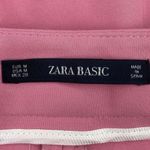 Zara Basic Pink Pocket High Rise Stretch Chic Ruffle Hem Flare Short Size M Size M Photo 2