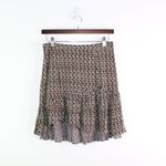 Free People  Nadia Geometric Ruffled Wrap Skirt‎ 2 Photo 1