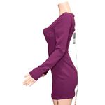 House Of CB  Marcella Corset Mini Dress, Merlot, Small Photo 9