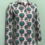 BedHead Long Sleeve Pajama Top Stretch Hot Air Balloons Print Small Pink Photo 0