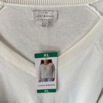 Lucky Brand  Women's V-Neck Sweater, Long Sleeves, Side Slits, Cotton Blend Photo 6