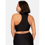 Outdoor Voices  Black Athena Racerback Crop Top‎ Athletic Sports Bra Size XS Photo 1