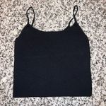 ALC Frank A.L.C Square Neckline Knit Black Tank Top Crop Shirt Photo 3