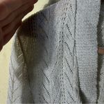 Rave Vintage Y2K Open Front Cropped Metallic Sweater Size XS Photo 3