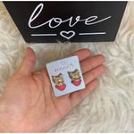 Kitty / cat super cute pink statement earrings Pink Photo 4