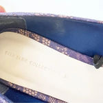 ZARA Purple Lace Stilletos Size 38 Pointed Toe Spike Heel Holiday Party Formal Photo 6