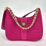 ALDO Barbie Pink Faux Leather Ruched Shoulder Bag Photo 1