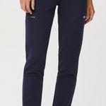 FIGS  High Waisted Yola Skinny Scrub Pant In Navy Blue Photo 0