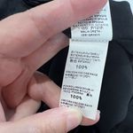 ZARA 90’s Black Two Toned Floral Velvet Bow Shift Dress Sz 6 Women’s Photo 4