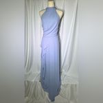 Halston Heritage  Mock Neck Sleeveless Cape front dress | 14 NWT Photo 1