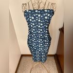 Princess Polly  blue floral strapless Oscar dress size 8 Photo 3