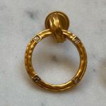 NWOT Julie Vos diorknocker Hoop Earrings Gold Photo 3