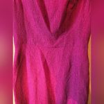 Black Halo  Square Neckline Textured Sheath Dress with Slit Women's size 8 Photo 5