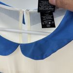 Her Universe  Blue White Star Trek Think Geek Mini Dress M pockets sheer cons Photo 7