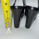 Enzo Angiolini  Eaanara Womens 6M Black Leather Pointed Toe Slingback Heels Chic Photo 2