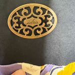 Anthropologie Idra Whimsy Ruffle Trench Coat Navy Blue Button Front Photo 7