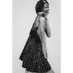 ZARA Polka Dot Sequined Babydoll Dress Size XS NWT Photo 3