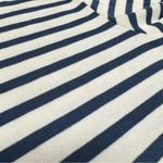 Lake Pajamas Breton Stripes 3/4 Sleeve Mini Dress Navy Blue White Medium M Photo 8