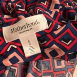 ✨5xHP✨Motherhood Maternity Waist Tie Surplice Wrap Dress Geometric Print✨ Blue Size undefined Photo 8