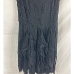 Free People  Lace and Mesh Ruffle Bottom Dress XS Photo 2