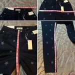 Warp + Weft MPX Milan High Rise Skinny Jeans Star Patterned Dark Blue 28 NWT Photo 10