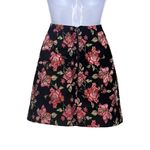 MINKPINK Revolve  Larache Mini Skirt Black Pink Floral NWT XS Whimsigoth $89 MSRP Photo 2